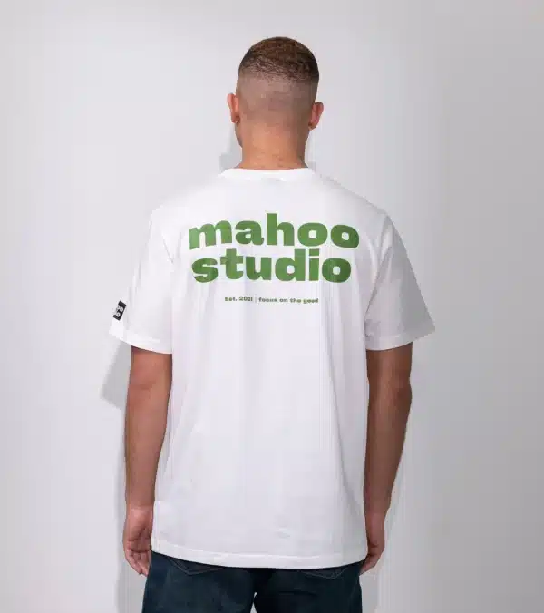 Mahoo – Off White, Green Turtle